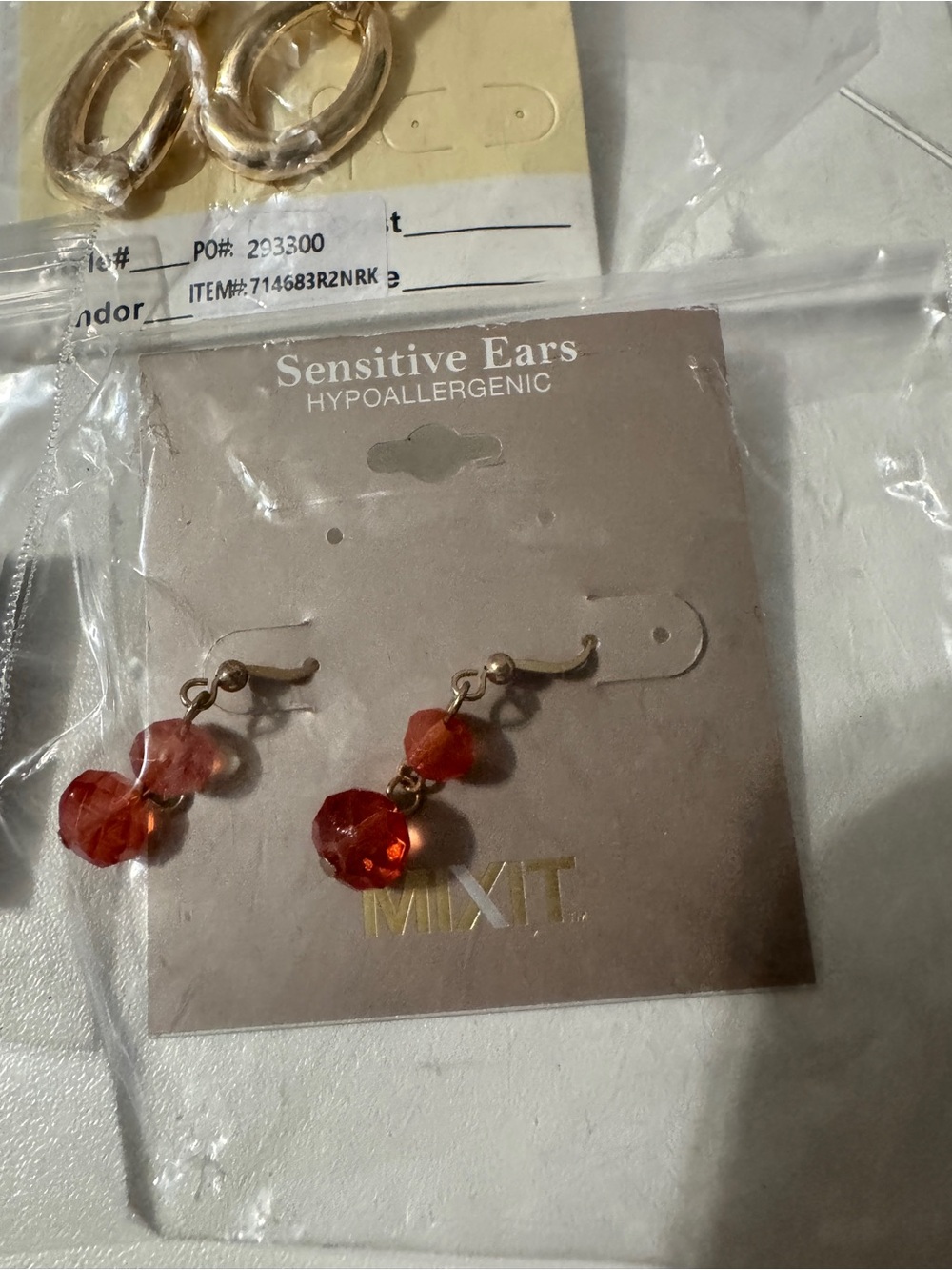 Assorted Women's Earring Set bundle- Silver, Gold, Red - Picture 2 of 6